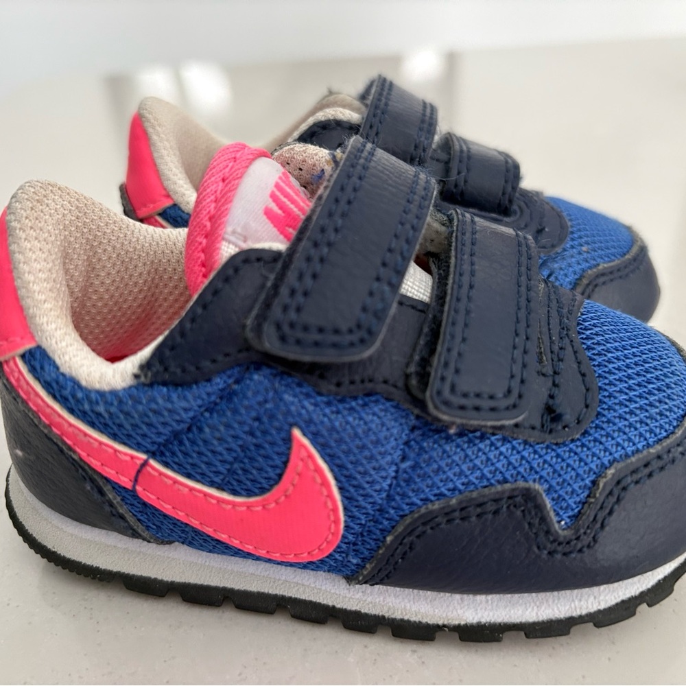 Nike Baby (4c) Blue and Pink Sneakers